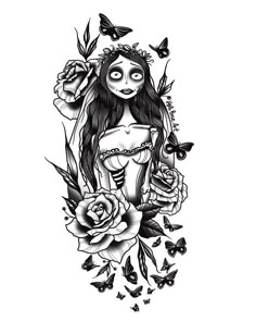 70 Tim Burton Leg Tattoos ideas | tim burton tattoo, tattoos, sleeve tattoos