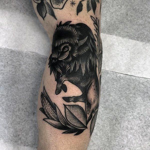 63 Bison Tattoo Designs for Men
