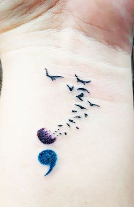 Semicolon bird