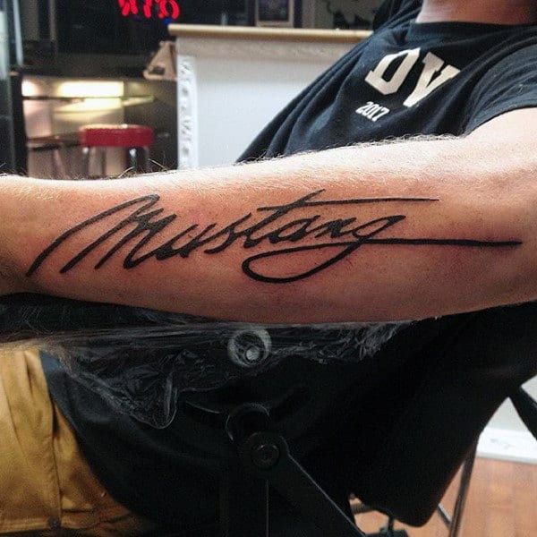 Pin by Stéphanie on Tatouage | Mustang tattoo, Tattoos, Ford tattoo