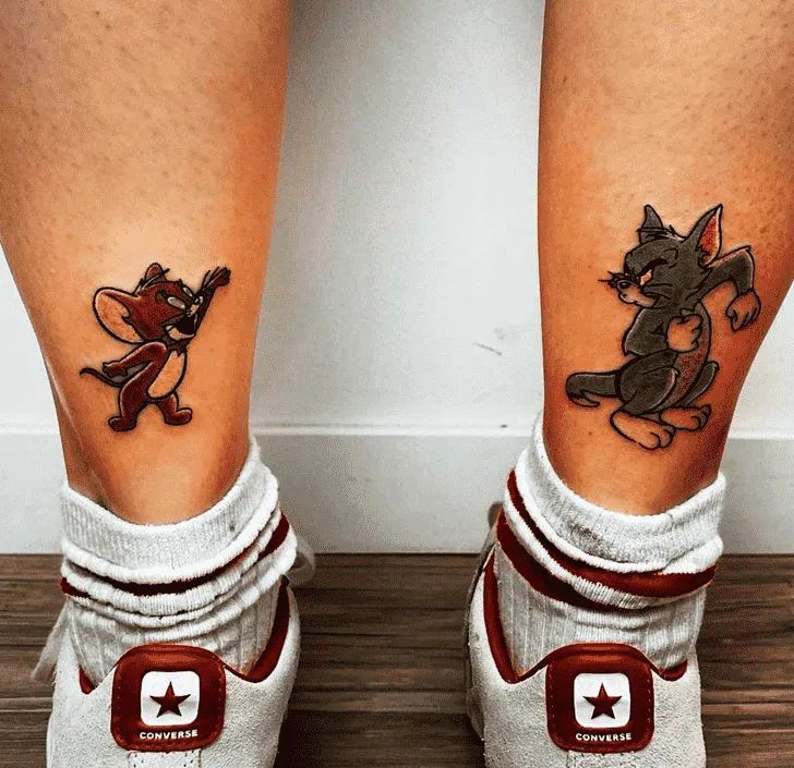 Tom and Jerry Tattoo Design Ideas Images