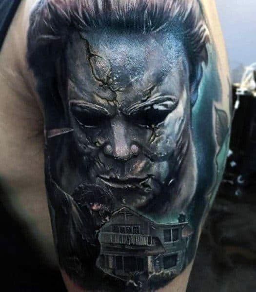77 Horror Movie Tattoos for Men