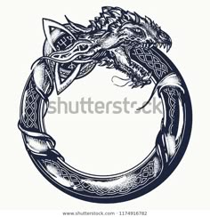 Discover 7 Jormungandr Tattoo and Ouroboros Tattoo Ideas | yggdrasil tattoo, odin tree of life tattoo, norse mythology tree of life tattoo and more