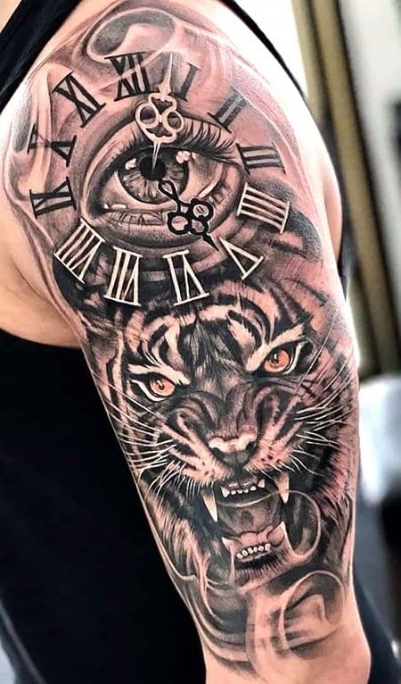 110 Fearless Tiger Tattoo Designs & Meaning