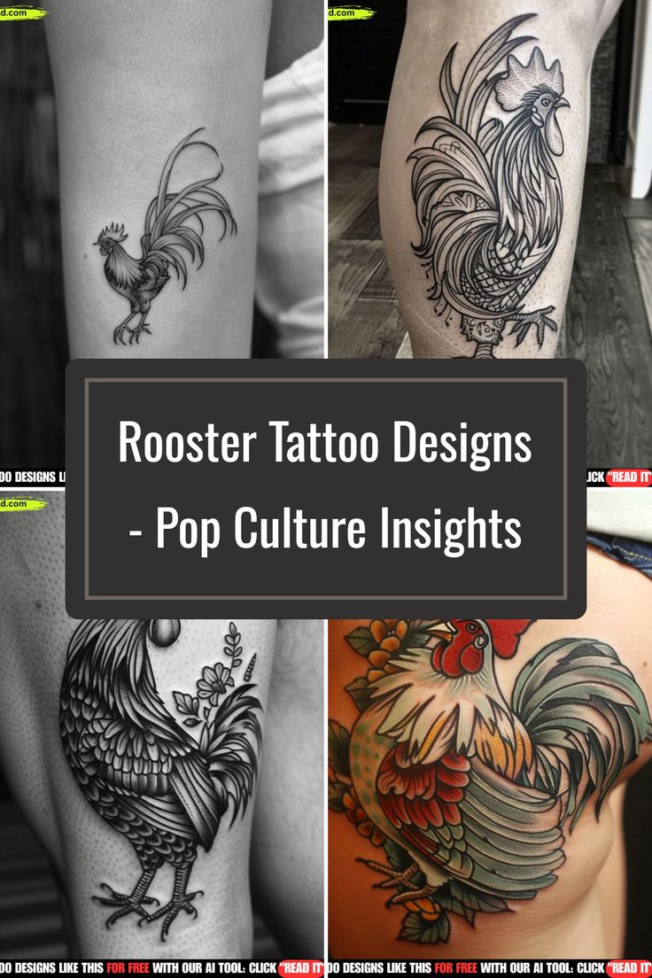 Rooster Tattoo Designs - Pop Culture Insights