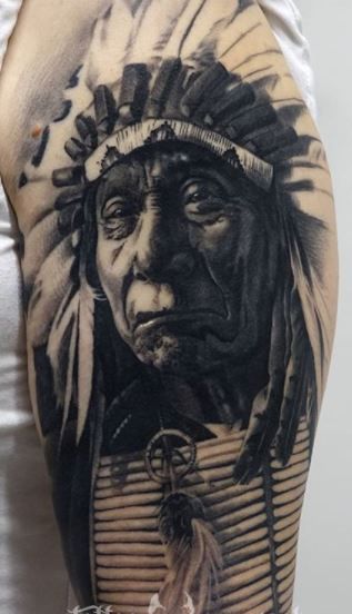 Native American & Indian Tattoos - Meaning & Cool Examples