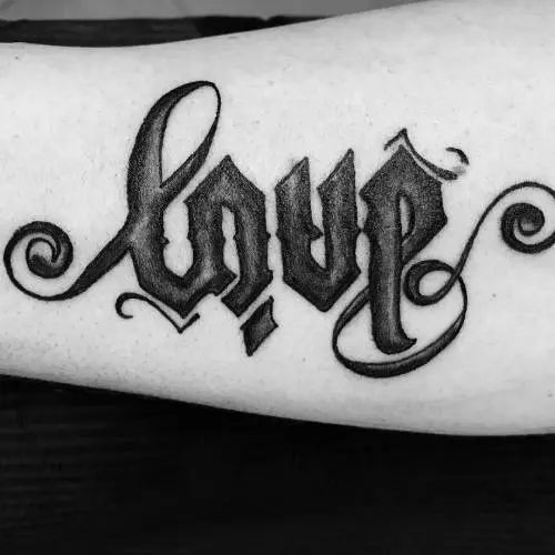 32 Ambigram Tattoo Designs That Will Make You Flip