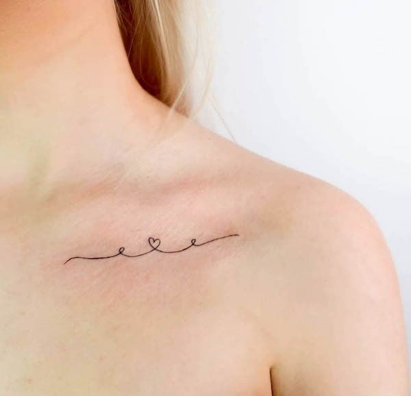57 Gorgeous Collarbone Tattoos For Women - Our Mindful Life