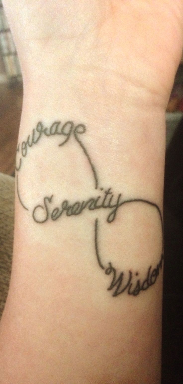 Serenity, Courage, and Wisdom Forever