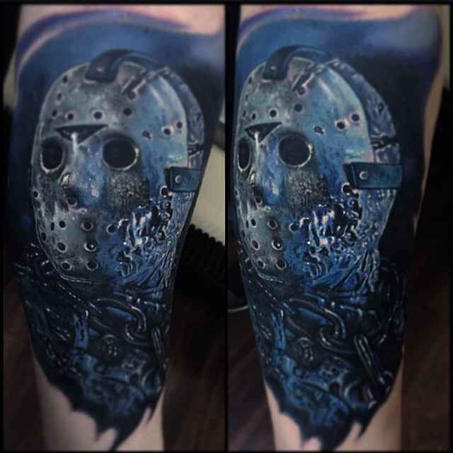 Jason Voorhees Tattoos for Men by Paul Acker Filadélfia | United States