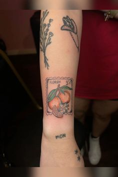 Florida Stamp Tattoo