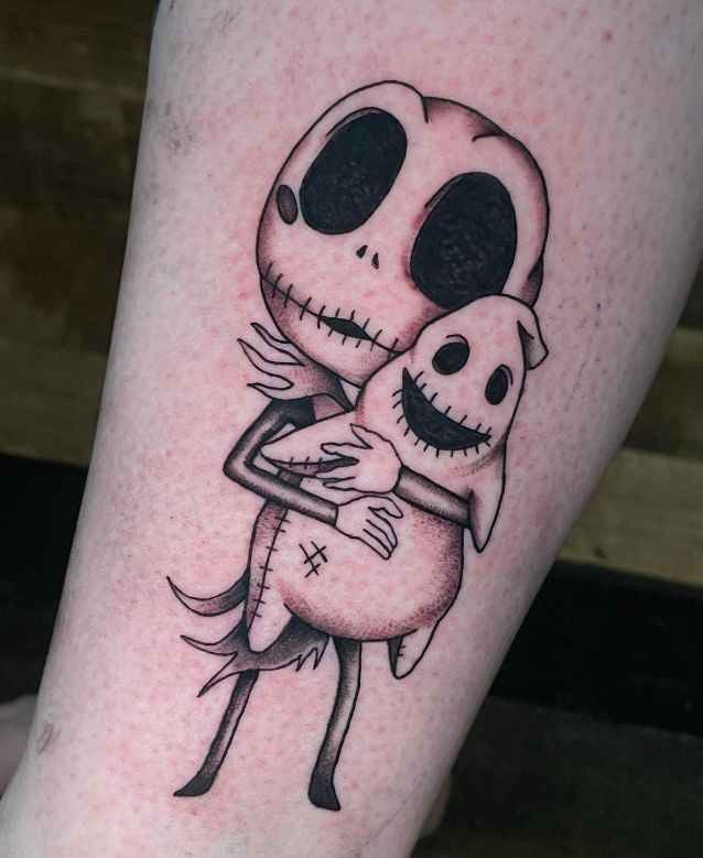 Jack Skellington And Oogie Boogie Nightmare Before Christmas Tattoo: 155  Nightmare Befor… | Christmas tattoo, Nightmare before christmas tattoo,  Baby tattoo designs