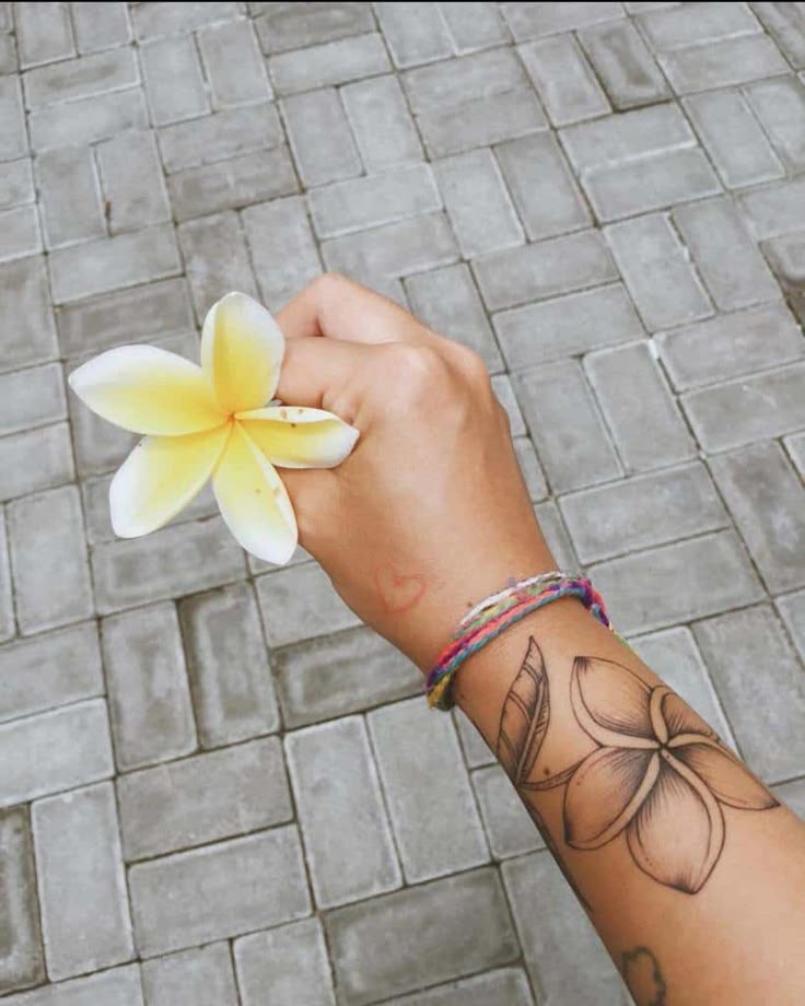 67 Beautiful Plumeria Tattoo Ideas