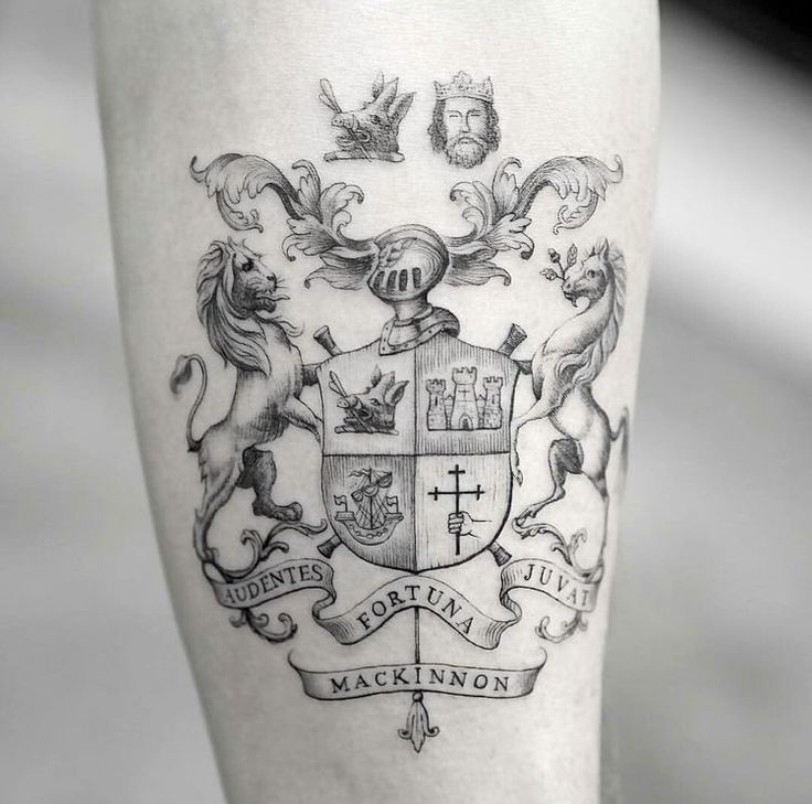 Pin by fiere on tatouage | Family tattoos, Crest tattoo, Family crest tattoo