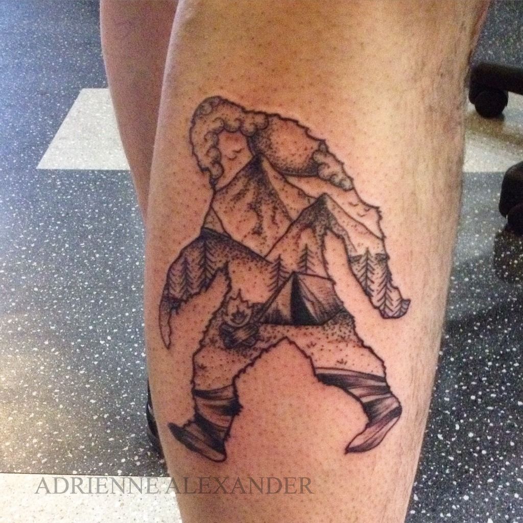 12 Best Sasquatch tattoo ideas | bigfoot art, sasquatch, bigfoot
