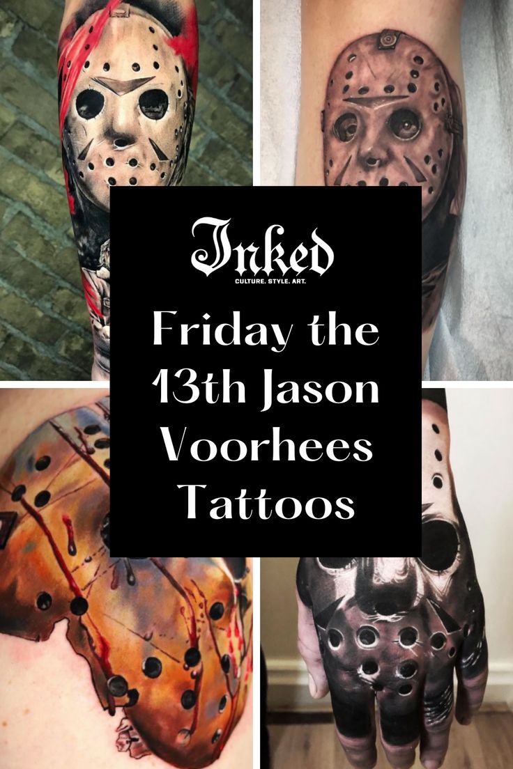 Friday the 13th Jason Voorhees Tattoos