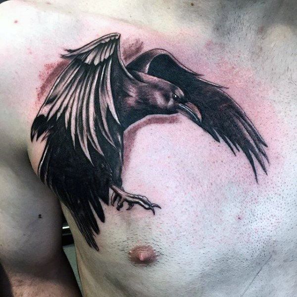 93 Cool Crow Tattoo Designs for Men