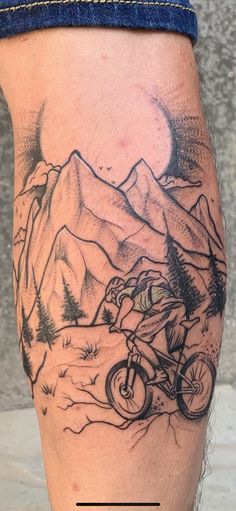 15 Bicycle tattoo ideas | bicycle tattoo, bike tattoos, mountain bike tattoo
