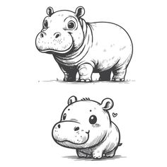 56 Best Hippo Tattoo ideas in 2025 | hippo tattoo, hippo, cute hippo