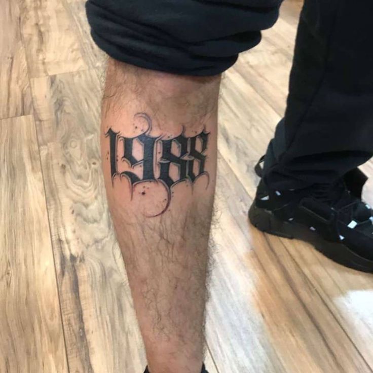 101 Amazing Number Tattoos For 2024!