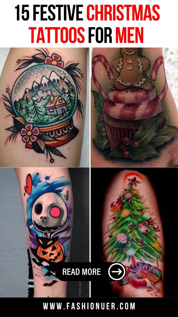 15 Festive Christmas Tattoos For Men That Will Leave You Saying Wow