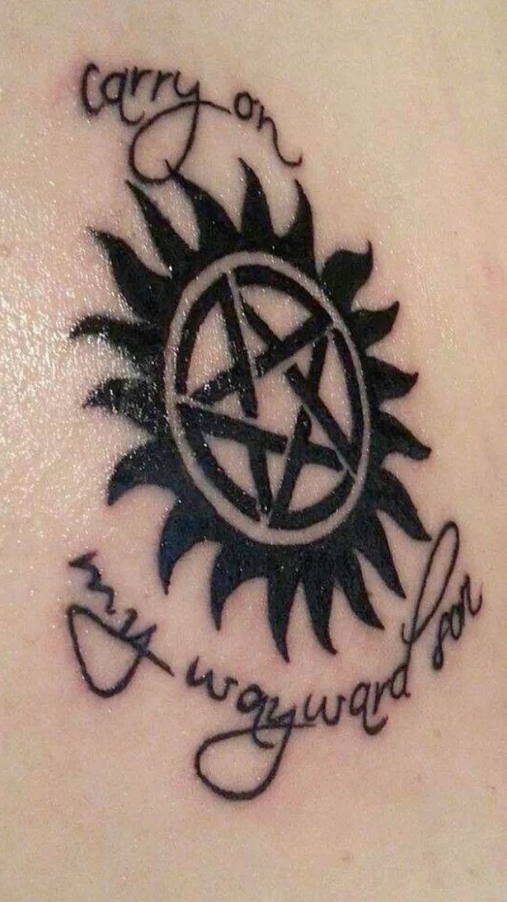 Tattoo idea. Inspired by Supernatural.