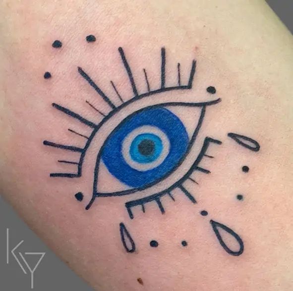 The Evil Eye Tattoo Meaning And 55+ Designs That Offer Protection
