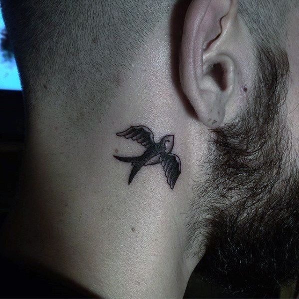 73 Traditional Swallow Tattoo Designs for Men