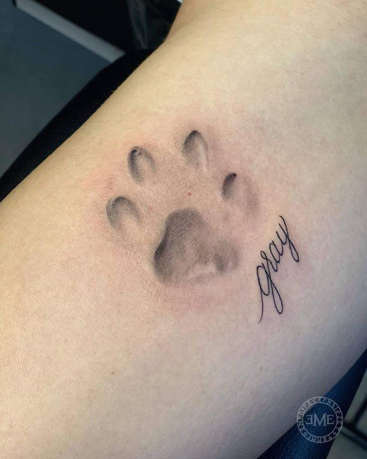 Cool Cat Paw Print Tattoo Ideas