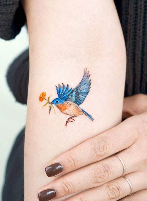 66 Beautiful Bird Tattoos with Meaning - Our Mindful Life