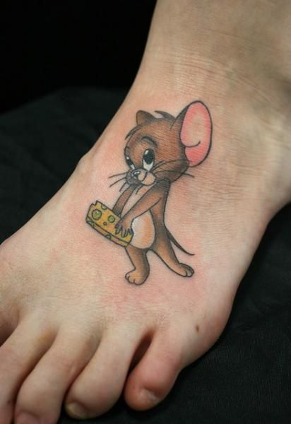 The Reason Behind Tom & Jerry Tattoo - TattoosWin