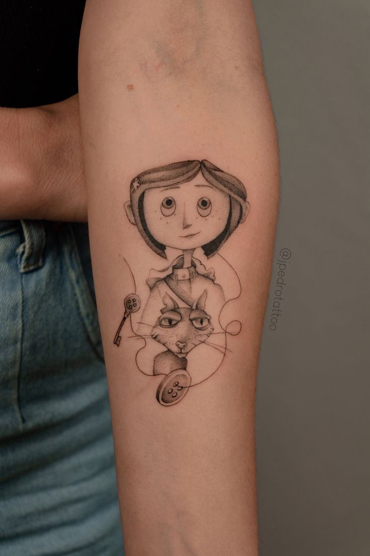 40 Unique Coraline Flash Tattoo Ideas for Fans - DIGIDIA