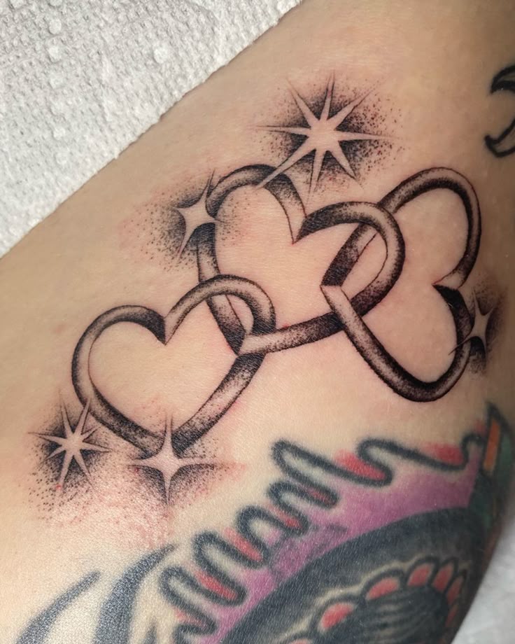 Heart Chain Tattoo