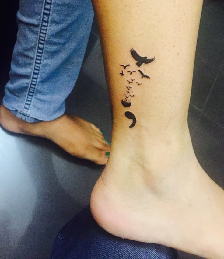 155+ Symbolic Semicolon Tattoos to Punctuate on your Body (with Meanings) -  Wild Tattoo Art