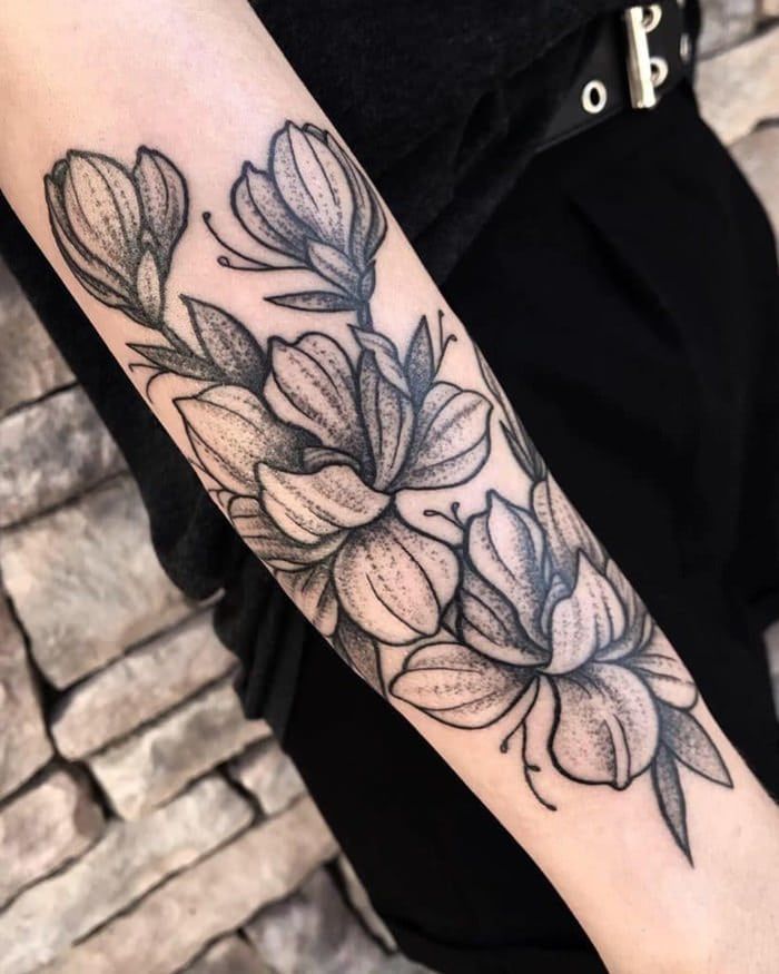 115 Breathtaking Magnolia Tattoo Ideas You Shouldn't Miss Out On! - Wild Tattoo Art