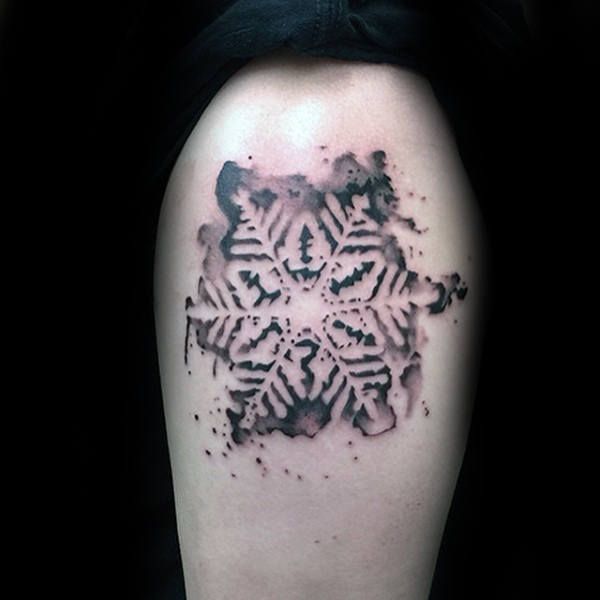 100 Stunning Snowflake Tattoo Designs for Men