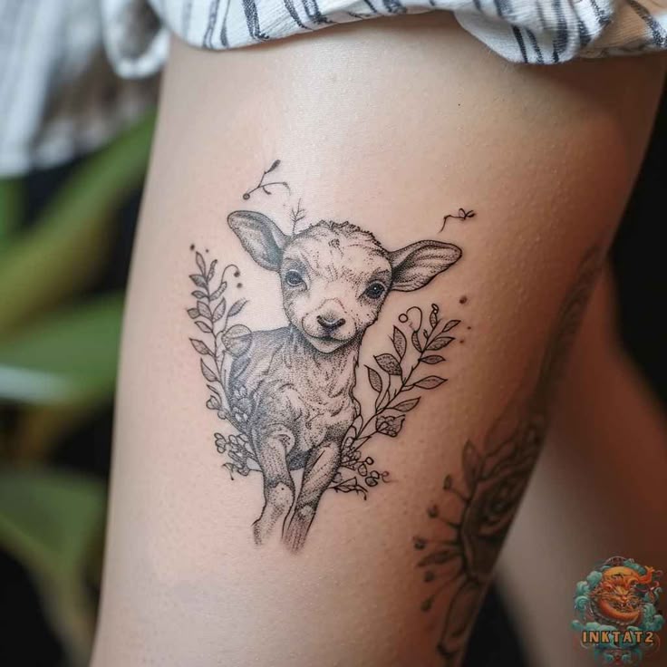 Unleashing the Beauty of Lamb Tattoos: A Guide to Symbolism and Designs:  103 Designs - inktat2.com