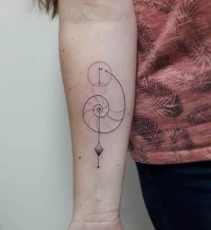 40 Amazing Fibonacci Tattoo Designs | TattooAdore