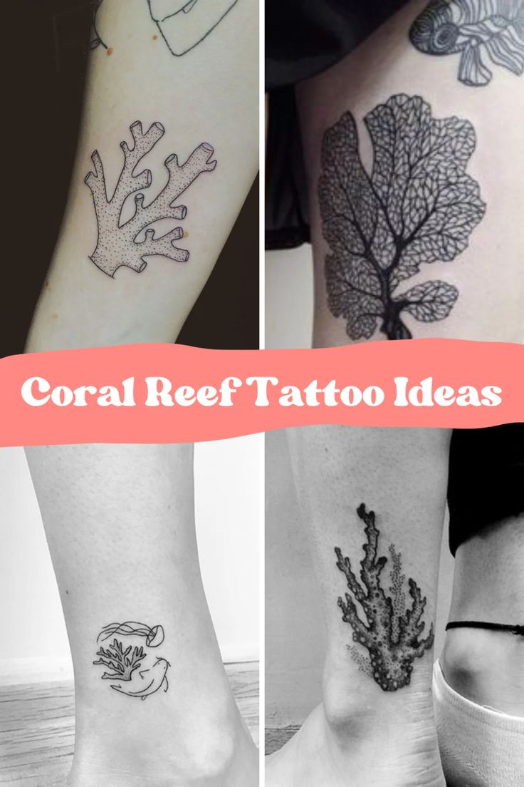 37+ Coral Reef Tattoo Ideas Pretty Like The Ocean