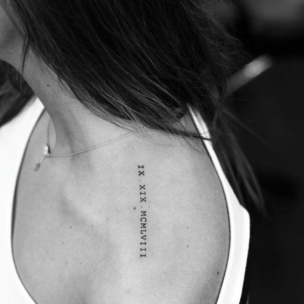 250+ Birth Date Tattoos Ideas (2024) Roman Numeral Designs With Beautiful  Fonts