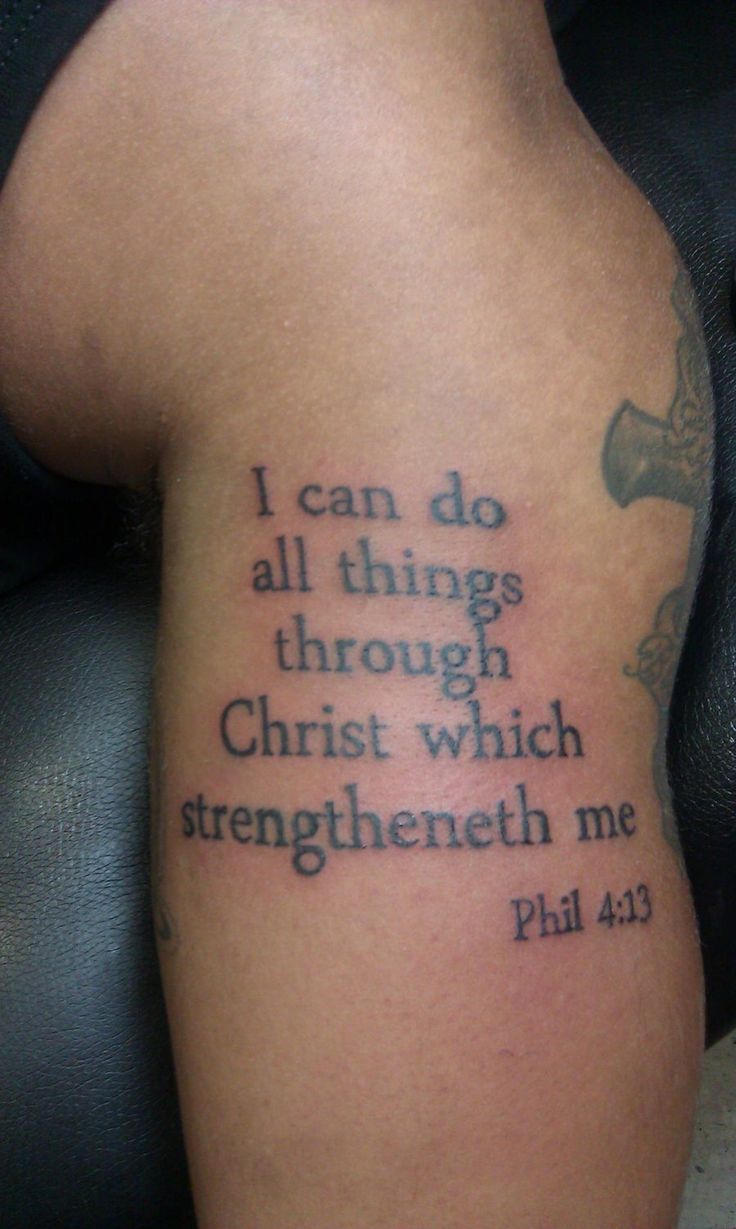Scriptures of Strength for Women | bible verse tattoo by DoingBigThings