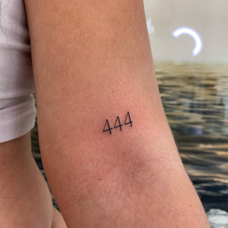 444 Tattoos: 20+ Design Ideas, Symbolism and Meaning - AI Tattoo Lab
