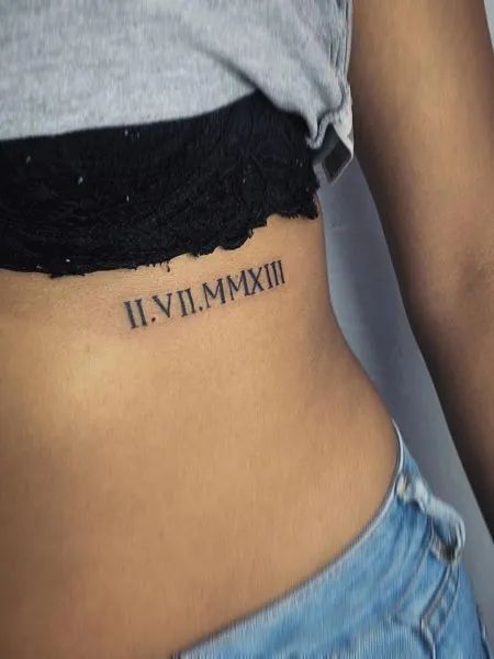 25 Gorgeous Roman Numeral Tattoo Designs - Tattoo Pro
