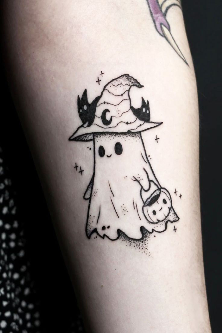 13 Best Cute Spooky Tattoos