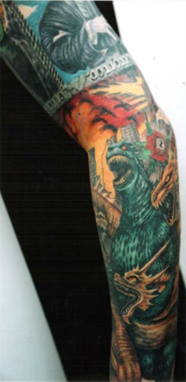 30 Seriously Good Godzilla Tattoos (30 photos) | KLYKER.COM
