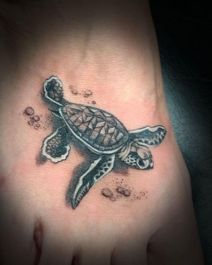 80+ Realistic Sea Turtle Tattoo Designs, Ideas & Meanings