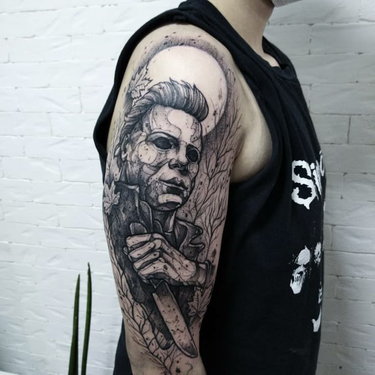 Michael myers tattoo