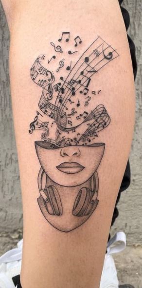 Music Healing Tattoo