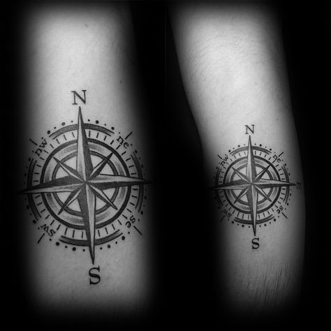 50 Simple Compass Tattoos for Men