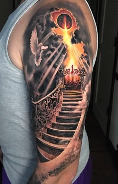 43 Stairway to heaven tattoos ideas | heaven tattoos, stairway to heaven  tattoo, tattoos